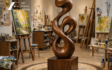 Abstract Solid Wood Floor Sculpture – The Ultimate Guide To Sculptural Wood Art In Modern Interiors
