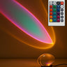 Sunrise Aura Light Mood Lamp, RGB LED Projector with Remote, Colorful Ambient Backlighting, Adjustable Angel Eyes Table lamp
