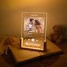 Personalized LED Song Night Light, Custom Music Acrylic Plaque with Stand, Couple Photo Frame, Gift for Him Boyfriend Bestie,
