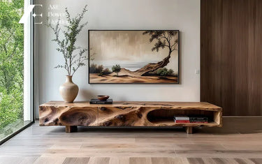 Solid Wood Media Consoles – Natural Design and Smart Storage for Modern Living Rooms