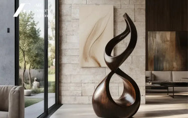 Using Floor Sculptures To Enhance Minimalist Interiors