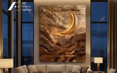 Using Lighting to Enhance Sculptural Wood Wall Art