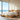 Organic Platform Bed With Sculpted Winged Headboard