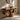 Branch-Inspired Solid Wood Bathroom Vanity with Side Shelves