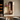Vertical Wood Wall Shelf Panel with Carved Recess Design