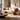 Sculptural Wood Frame Sofa With Architectural Panel Arms