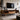 Organic Curved Frame TV Cabinet With Floating Drawer Center