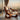 Sculptural Wood Lounge Chair With Tufted Cushion
