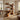 Sculptural Wood Console Table With Curved Display Shelves