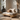 Low Platform Natural Wood Lounge Seat with Cushioned Top