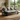 Curved Wood Sofa With Plush Cushions for Modern Living