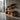 Modern Sculptural Wood Console Table With Open Shelves