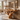 Tree Trunk Solid Wood Bathroom Vanity with Tiered Open Shelves
