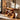 Interwoven Wave Console Table with Sculptural Loop Base