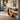 Wave Form Console Table With Open Display Shelf