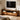 Organic Wave Base TV Cabinet With Open Shelf Storage