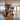 Sculptural Wood Room Divider Console With Open Shelves