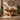 Tree Inspired Solid Wood Bathroom Vanity with Floating Storage Shelves