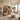 Organic Modern Wood Bookshelf With Open Shelves And Storage Drawers