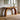 Live Edge Console Table with Sculptural Arch Base