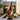 Dual Flame Openwork Abstract Wood Sculpture Decor