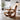 Sculptural Lounge Chair with Loop Frame and Open Arm Design