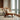 Sculptural Wood Accent Chair With Curved Open Back