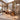 Modern Home Office Desk With Infinity Loop Leg and Three Storage Drawers