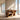 Sculptural Wood Console Table With Two-Tier Open Storage