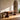 Organic Entryway Bench with Sculptural Base and Storage Shelf