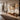 Contemporary Upholstered Entryway Bench With Sculptural Open Frame