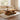 Angled Solid Wood Coffee Table With Open Shelf