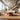 Christmas Round Wood Coffee Table with Sculptural Cross Base for Modern Living Room Decor