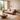 Curved Solid Frame Sofa With Raised Sculptural Base