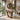Contemporary Entry Console Table with Sculptural U Base