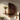 Natural Wood Wall Shelf with Sculptural Half Circle Panel