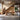 Solid Wood Executive Desk With Open Storage Shelves and Sculptural Base