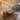 Organic Solid Wood Dining Table With Curved Sculptural Base