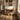 Organic Solid Wood Entryway Console with Sculpted Base