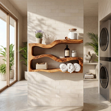 Textured Wall Art Panel with Minimal Organic Surface Design