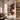 Natural Wood Column Wine Rack With Flowing Bottle Cradles