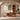 Natural Wood Floating Vanity With Vertical Storage Tower