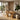 Natural Wood Console Table with Branch-Inspired Legs