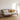 Mid Century Wood Sofa With Cushioned Seat for Modern Living