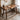 Live Edge Natural Wood Writing Desk with Tapered Legs