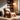 Organic Loop Frame Lounge Chair with Sculpted Base