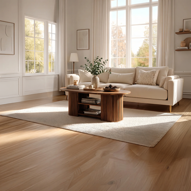 Oval Coffee Table with Fluted Base and Dual Shelf Storage