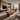 Large Live Edge Wood Coffee Table with Double Wave Sculptural Base