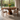 Solid Wood Round Dining Table with Sculptural Base for Patio