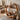 Natural Wood Pumpkin Bookshelf With Curved Open Shelves